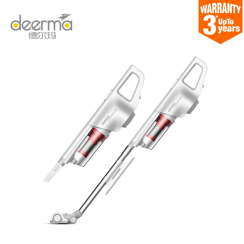 3. Deerma-aspiradora de mano de DX600S para el hogar... aspiradora potente Vertical de gran capacidad y poco ruido para el hogar